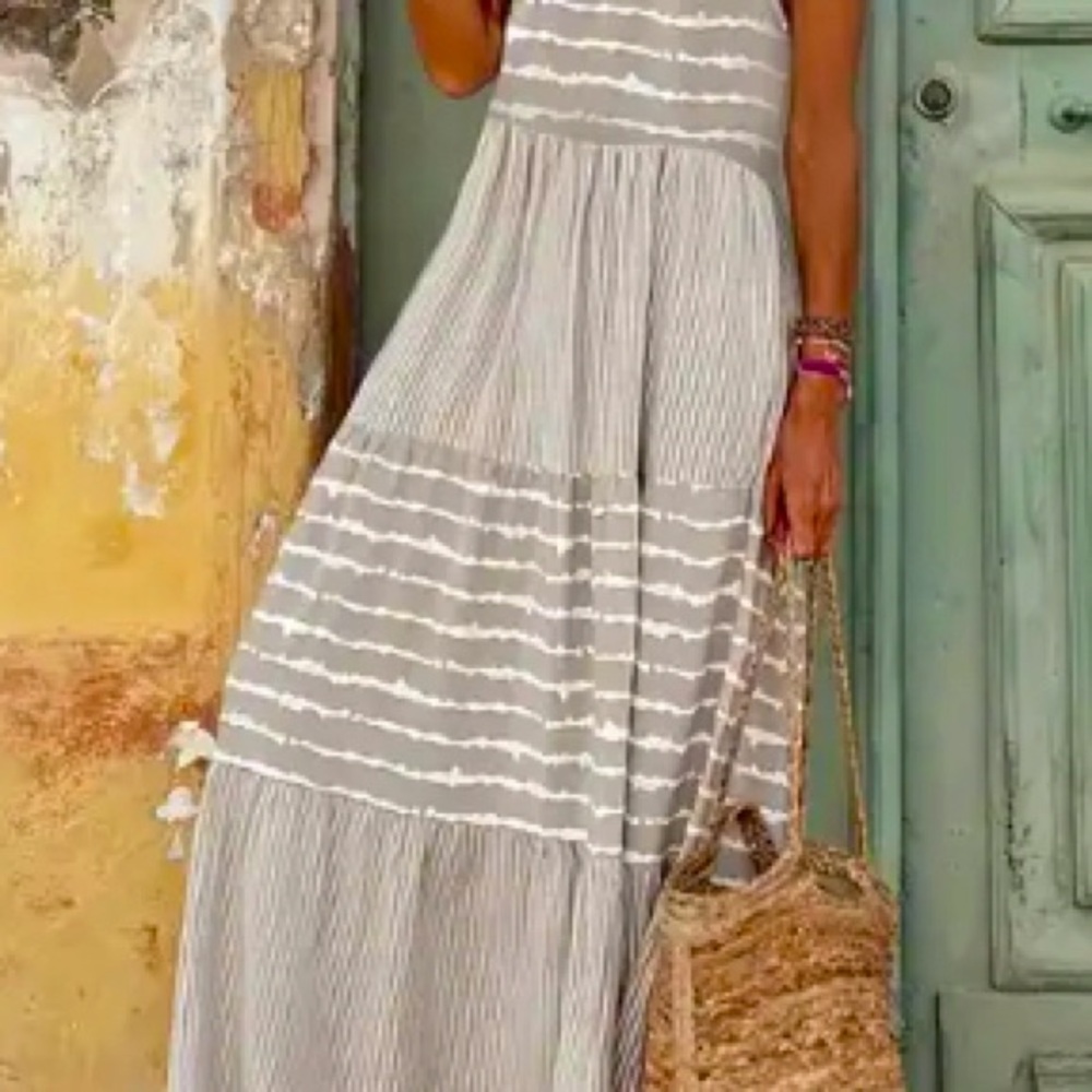 Taupe/ Gray Maxi, NWOT